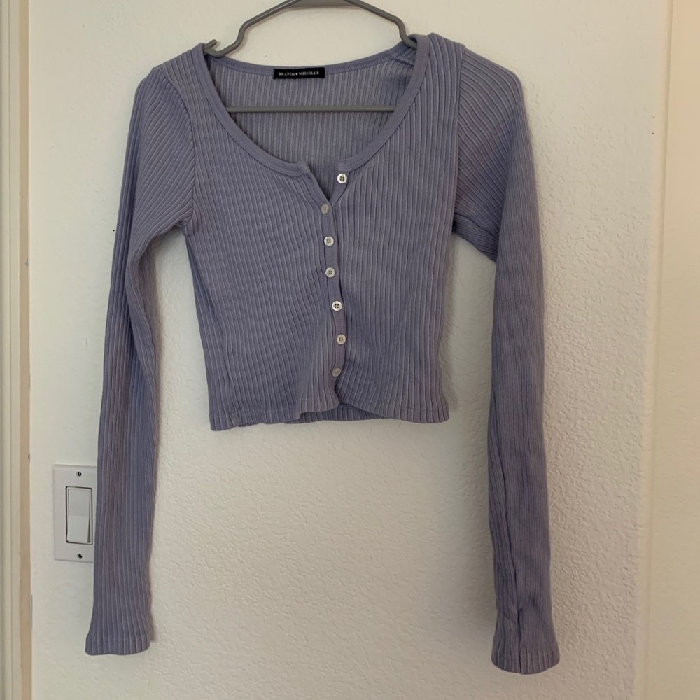 Lavender Zelly Top from Brandy Melville!